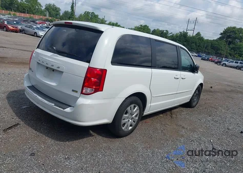 2016 Dodge Grand Caravan Se from USA, damaged, VIN 2C4RDGBG2GR152392